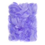 Plunksnos, 5-12 cm, 10 g, &scaron;v.violetinės spalvos