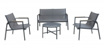 Lauko baldų komplektas MANGO CAFFE, Dark Grey