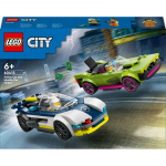 Konstruktorius LEGO City Police Car and Muscle Car Chase, 60415