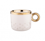 Porcelianinis puodelis PALAZZO NBC, kreminės sp., 350 ml