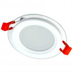 Įleidžiamas stiklinis LED &scaron;viestuvas VESTALIGHT, 4000 K, 6 W, 407 lm, IP40, &Oslash;9,7 cm