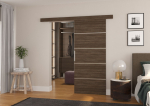 Stumdomos durys TONY 96, 96 x 205 cm, ruda