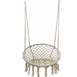 Sėdimas hamakas-sūpynės Boho, 82 cm, ecru