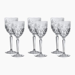 Kri&scaron;tolinės vyno taurės RCR OASIS, 290 ml, 6 vnt