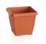 Lauko plastikinis vazonas TERRA, terakotos sp., 30 x 25 cm