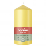 Cilindrinė žvakė BOLSIUS, geltonos sp., 5,8 x 12 cm