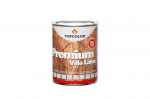 Medinių fasadų dažai TOPCOLOR PREMIUM VILLA LATEX, pusiau matiniai, pilkos sp., 1 l