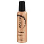 Žvilgesio suteikiančios plaukų putos Syoss Keratin, 250 ml