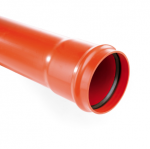 PVC lauko kanalizacijos vamzdis PIPELIFE COEX SN4, DN160 x 4,0 x 2000