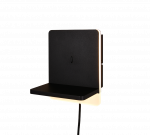 Sieninis LED &scaron;viestuvas TRIO FAIRFIELD, 9 W 900 lm, 3000 K, 12x16x14cm su telefono krovimu