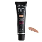 BB kremas Gosh BB Cream Foundation Primer Moisturizer All In One SPF15, 3w1 03 Warm Beige, 30 ml