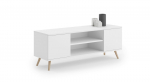 TV spintelė Focus White, 155x50x40 cm