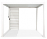 Žaliuzės pavėsinei Pergola Premium White, 123.5 cm