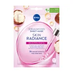 Lak&scaron;tinė veido kaukė su &scaron;vytėjimo suteikiančiu serumu Nivea Skin Radiance