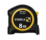 Ruletė Stabila BM300 dvipusė metrinė/colinė skalė 27mm x 8m