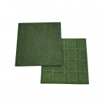 Guminė grindų danga vaikų žaidimų aik&scaron;telėms, 40 mm, žalia