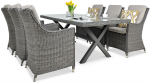 Lauko baldų komplektas NAPOLI 6/200, Dark Grey