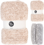 Pledas SHERPA, 150 x 200 cm, 2 - jų spalvų, 100% poliesterio