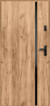 I&scaron;orės buto durys RADEX HEBE P55, Sonoma ąžuolo sp., 1000 x 2072 mm, kairė