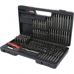Antgalių komplektas KS Tools 1/4", 208 vnt.