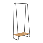Drabužių kabykla HEDVIG 60x40xH150cm, uosio/juoda