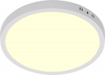 Pavir&scaron;inė LED panelė HOROZ, 36 W, 4000 K, 3600 lm, baltos sp., &oslash;29 x h3,2 cm
