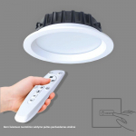 Įleidžiama LED panelė TOPE BERN, 18 W, 1496 lm, reg. &scaron;viesos srautas, 3000 - 6500 K, &oslash;19 cm