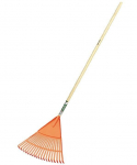 Vėduoklinis grėblys BIG, 20 dantų, 180 x 47 cm, plastikinis