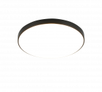 Plafoninis LED &scaron;viestuvas REALITY SPICA, IP44, 18 W, 4000 K, 2000 lm, juodos sp, &Oslash;27x6 cm