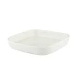 Kvadratinė lėk&scaron;tė AURORA NORDIC WHITE, baltos sp., 17 cm