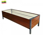 Pakelta lysvė HARMONY 65x200x30 cm, rudos spalvos