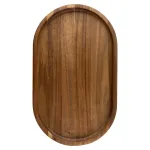 Medinis padėklas UNIWELL ACACIA, ovalios f., 18 x 30cm