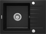 Deante granitinė virtuvinė plautuvė Deante Zorba ZQZ N11A, Nero