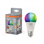 I&scaron;manioji LED lemputė OSRAM, E27, A60, 9W, 2700 - 6500 K, 806 lm, RGBW, SMART + WiFi