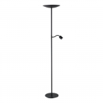 Pastatomas LED &scaron;viestuvas EGLO CONIVARINO, 1x26W 2500lm 1x4W 350lm 4000K juodas 28x24x115