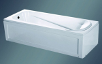Akrilinė vonia PEARL-170, su kojomis, 1700 x 700 x 520 mm, balta