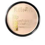Matinė pudra Eveline Cosmetics Art Make-Up Anti-Shine Complex Pressed Powder, 33 Golden Sand, 14 g