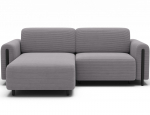 Kampinė sofa Acossta, &scaron;viesiai pilka sp., kairinė, 154 x 244 cm x 95 cm
