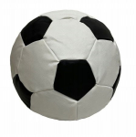 Sėdmai&scaron;is-pufas vaikams Ball XXL (40 cm), White/Black