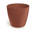 Plastikinis vazonas MATE, rudos sp., 24 x 22 cm
