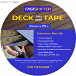 FastShifter lipni lagių juosta 80mm pločio, 20m