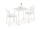 Lauko stalas BOSCO, 70x70x76 cm, baltas