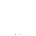 Grėblys FISKARS SOLID WOOD, 12 dantų, 155 cm, dirvožemiui