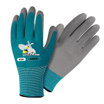 Vaiki&scaron;kos pir&scaron;tinės, aplietos putų lateksu, mėlynos, 5 dydžio