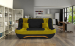 Sofa Ewa II, geltona/juoda