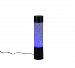 Stalinis LED &scaron;viestuvas REALITY Glitter, 0,9W, RGB, juodos sp., &oslash;7 x 34 cm