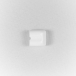 Uždengimas plastikiniam laikikliui DS 220, plastikinis, baltos sp., 2,5 cm