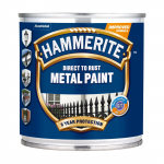 Metalo dažai HAMMERITE SMOOTH FINISH, blizgūs, sidabro sp., 250 ml