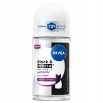 Rutulinis antiperspirantas Nivea Black&White Invisible Authentic, 50 ml