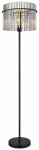 Tor&scaron;eras GLOBO GORLEY, 1xE27, 60W, 230V, laidas 1,8m, metalinis, juodos sp, &oslash;38x152cm